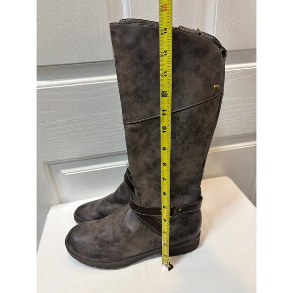 Natural Soul by Naturalizer Women’s Tall Brown Riding Boots Size 7.5M - Picture 8 of 12